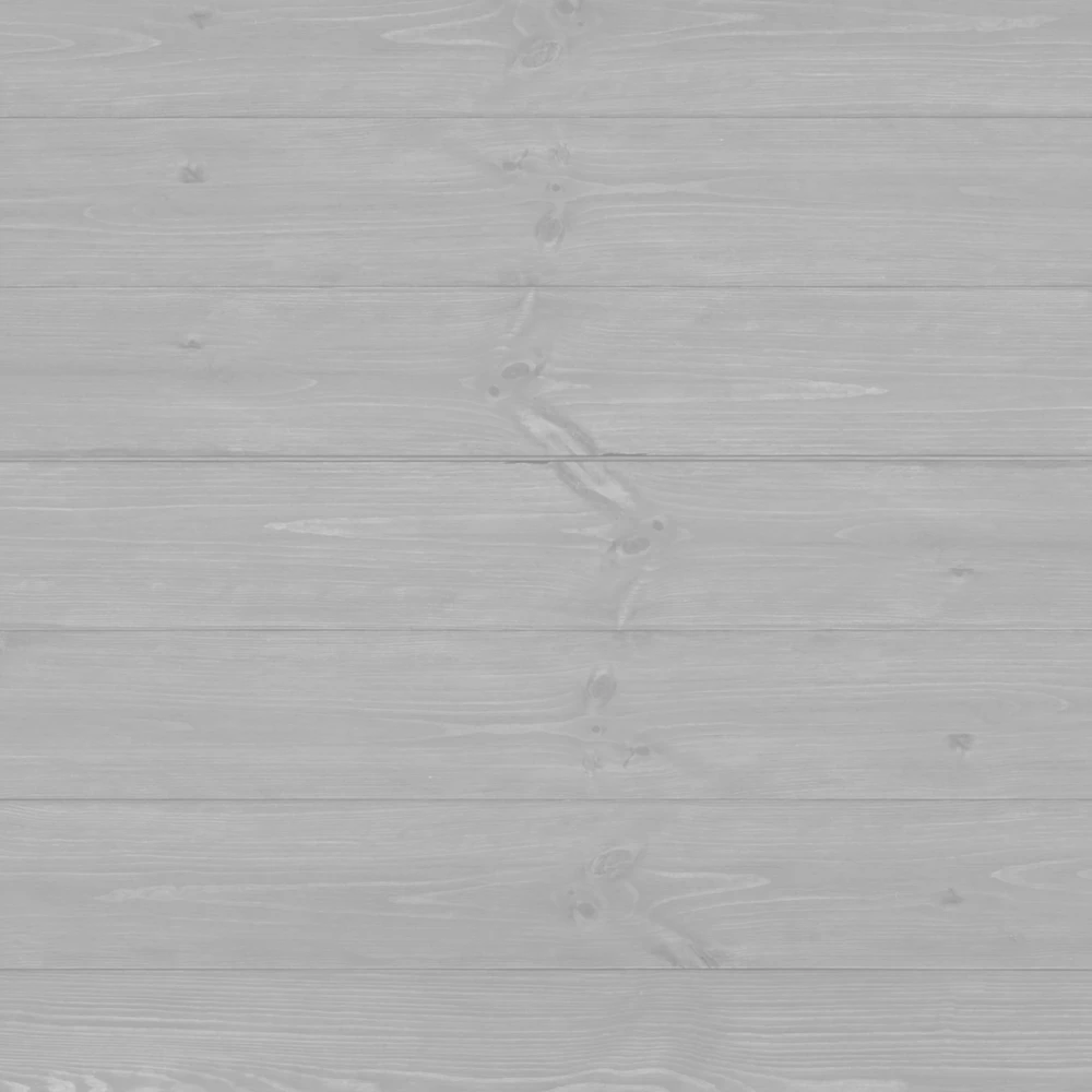 Ambient occlusion map: the boards in light grey, darker in the gaps between them