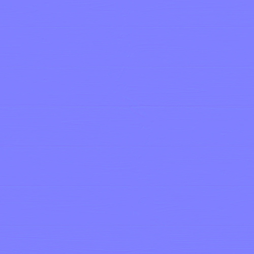 Normal map: an almost flat lavender field with faint board edges